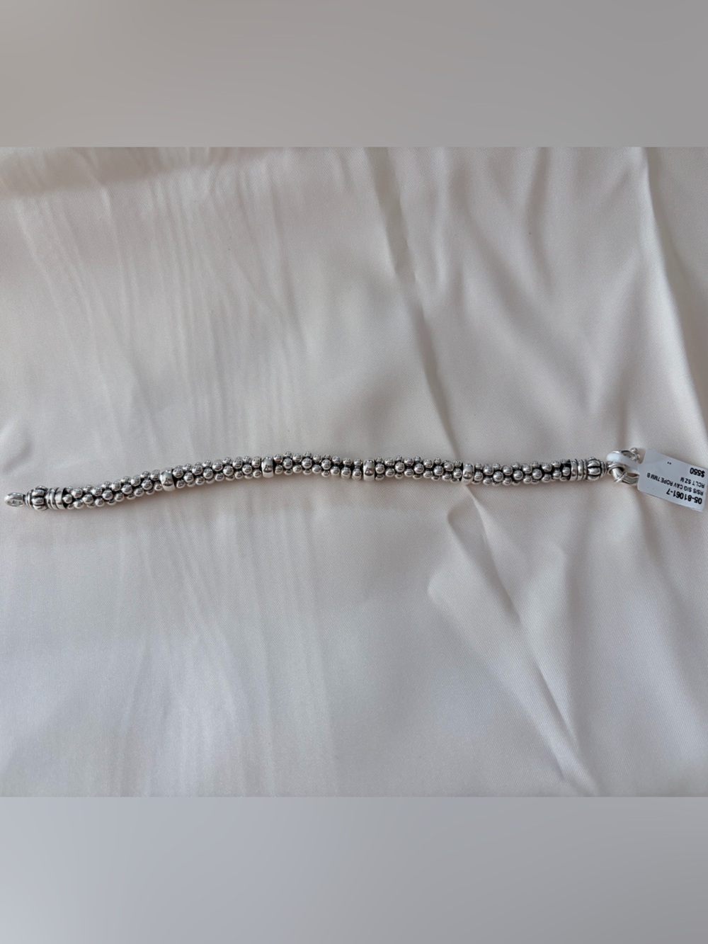 Lagos Caviar Beaded bracelet - 7mm. Sterling silver. NWT $550 retail. - Picture 5 of 8